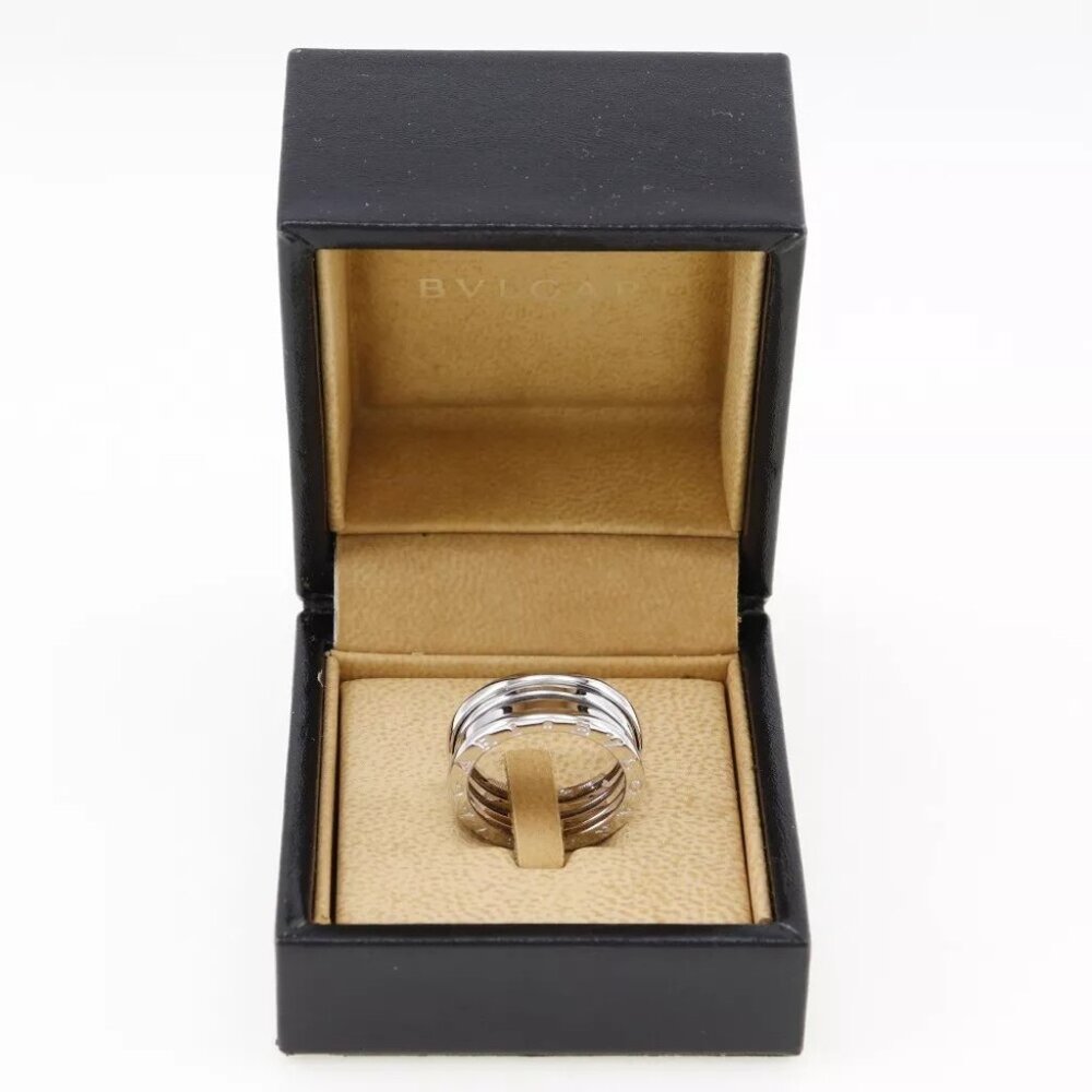 BVLGARI B-zero1 Ring Be zero one K18 white gold #7.5(US Size) 9.5g unisex